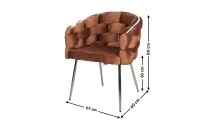 Scaun Living Tapitat KJC14 Maro 1
