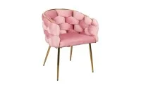 Scaun Living Tapitat KJC15 Roz 4
