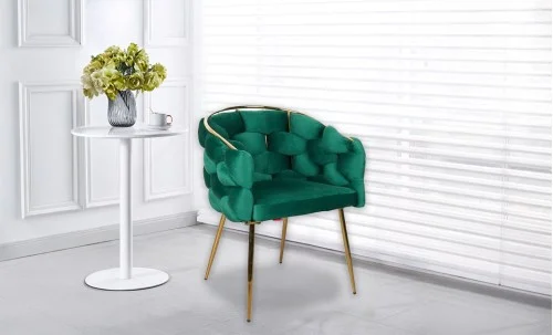 Scaun Living Tapitat KJC15 Verde
