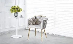 Scaun Living Tapitat KJC15 Bej