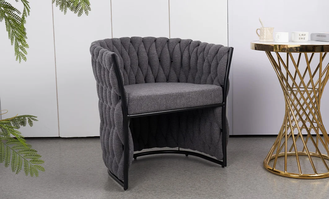 Scaun Living KJC4342 Gri Închis
