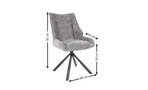 Scaun Living KJC4346 Gri