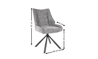 Scaun Living KJC4346 Gri