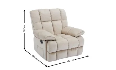 Fotoliu cu Recliner KJC4423 Bej