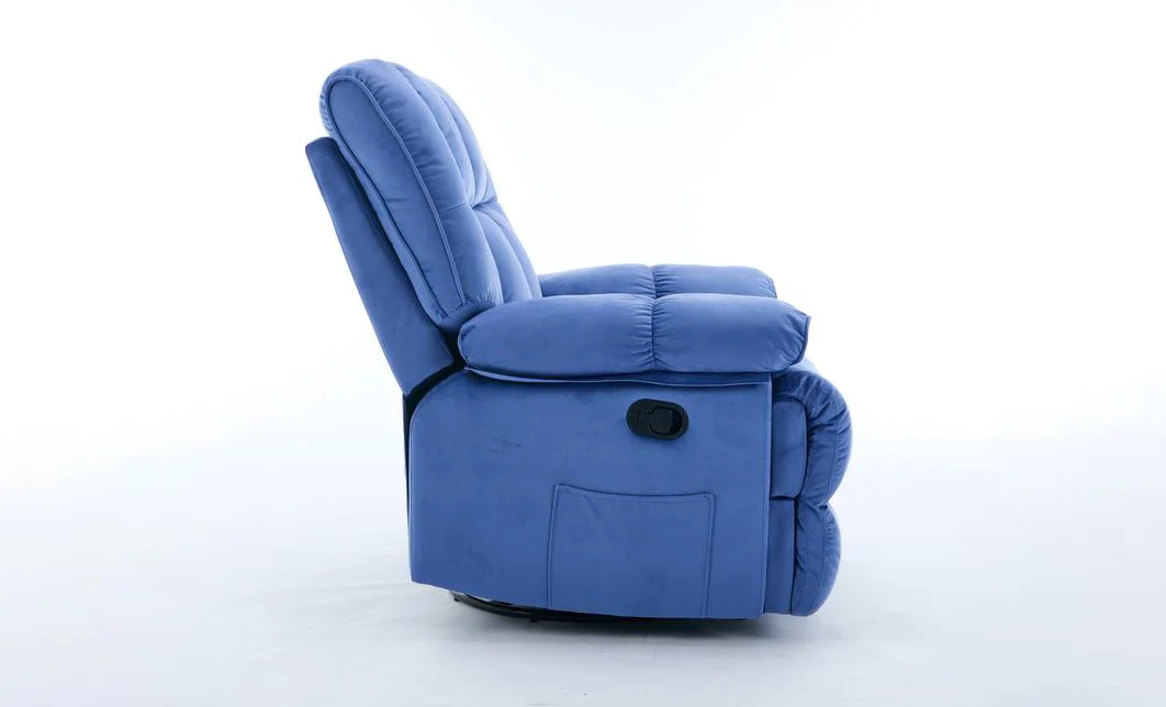 Fotoliu cu Recliner Manual KJC4423 Albastru 8