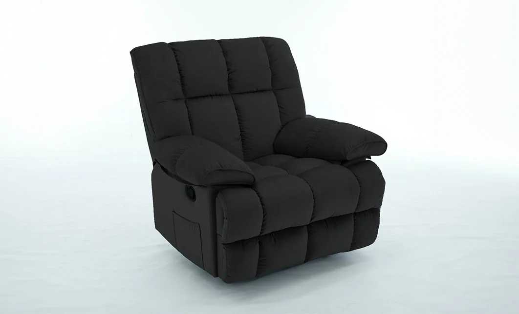 Fotoliu Rotativ cu Recliner KJC4423 Negru 2