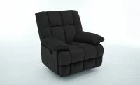 Fotoliu Rotativ cu Recliner KJC4423 Negru 2