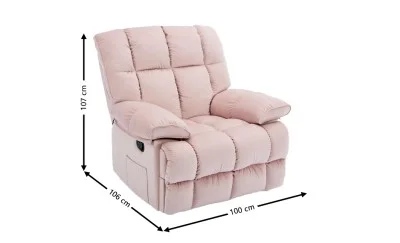 Fotoliu cu Recliner KJC4423 Roz