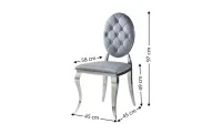 Scaun Living Tapitat KJC4915  1