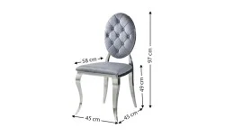 Scaun Living Tapitat KJC4915 