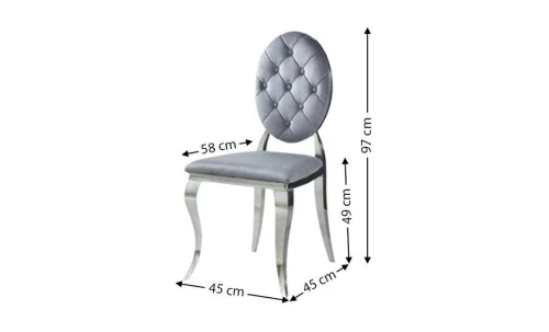 Scaun Living Tapitat KJC4915 