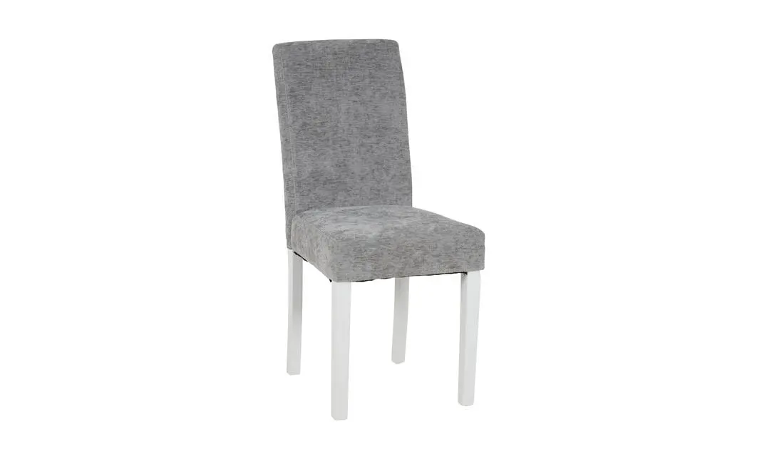 Scaun Living KJC5698 Gri cu Picioare Albe 3