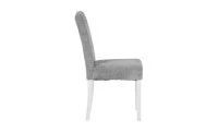 Scaun Living KJC5698 Gri cu Picioare Albe 4