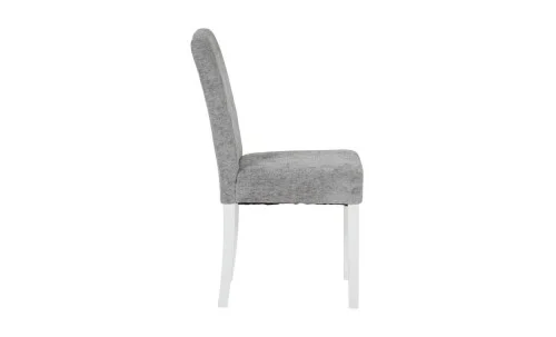 Scaun Living KJC5698 Gri cu Picioare Albe
