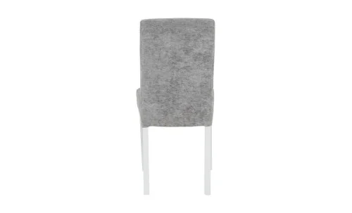 Scaun Living KJC5698 Gri cu Picioare Albe