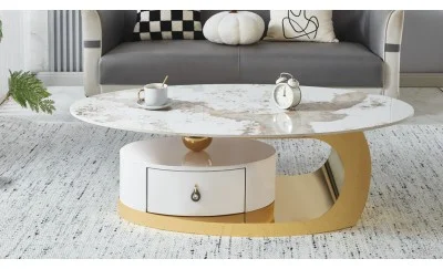 Masă de Cafea KJCT5334 Pandora/Gold Masă de Cafea KJCT5334 Pandora/Gold