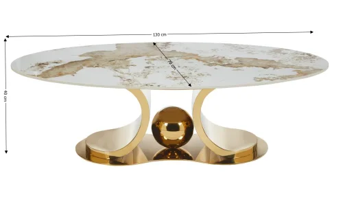 Măsuță Cafea KJCT5332 Pandora/Gold