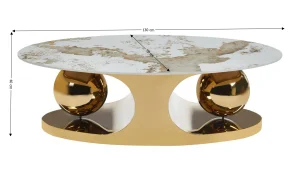 Măsuță  Cafea KJCT5333 Pandora/Gold