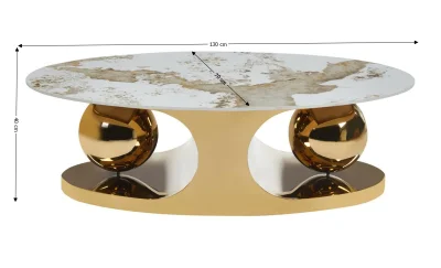 Măsuță  Cafea KJCT5333 Pandora/Gold