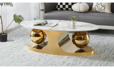 Măsuță  Cafea KJCT5333 Pandora/Gold Măsuță  Cafea KJCT5333 Pandora/Gold