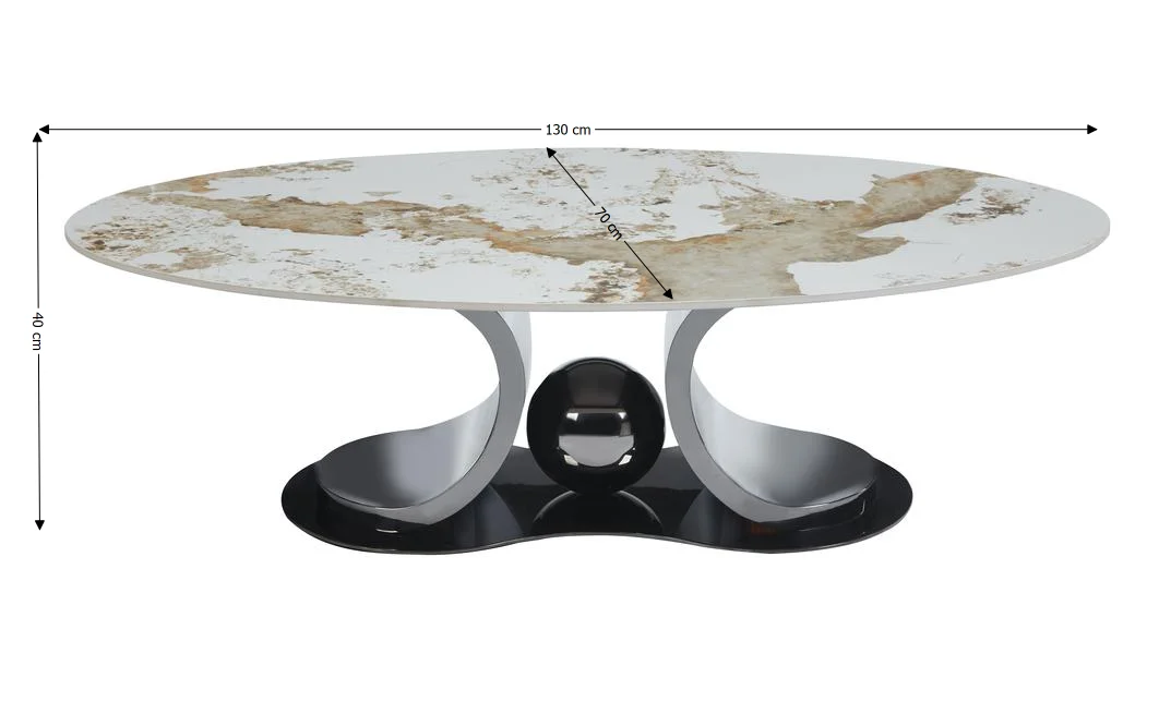 Măsuță Cafea KJCT5345 Pandora/Black 2