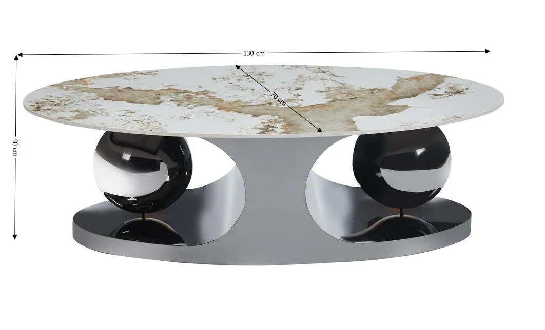 Măsuță Cafea KJCT5346 Pandora/Black 2