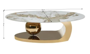 Măsuță Cafea KJCT5330 Pandora/Gold