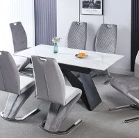 Set masa extensibilă KJT417 cu 6 scaune F692