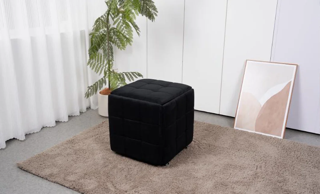 Set 5 tabureți KTC2281 Negru