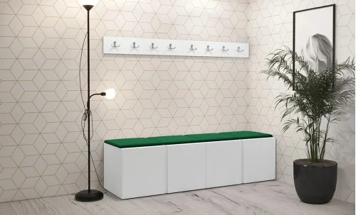 Cuier Hol Luca 14, Alb/Verde - Manila 35