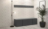 Cuier Hol Luca 14, Grafit/Gri - Manila 16