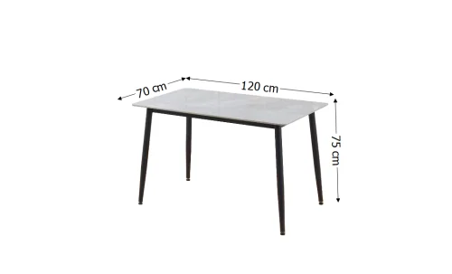 Set Masă Living cu 4 Scaune KJD6314 Gri