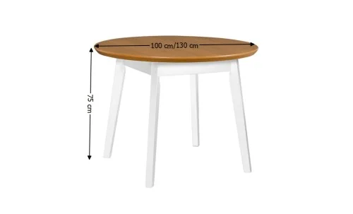 Masă Dining Extensibila Oslo 4 cu Blat Natur