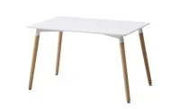 Set Masă Living SL673 Albă cu 6 Scaune de Living J901 Verde 2