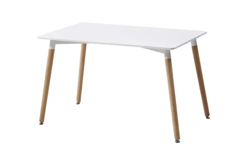Set Masă Living SL673 Albă cu 6 Scaune de Living J901 Verde