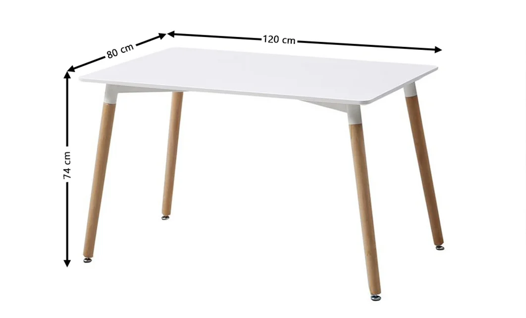 Set Masă Living SL673 Albă cu 6 Scaune de Living J901 Verde 3