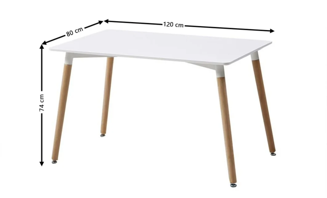 Set Masă Living SL673 Alba cu 4 Scaune J900 Galbene 4