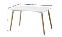 Set Masă Living SL673 Albă cu 6 Scaune de Living J901 Verde 3