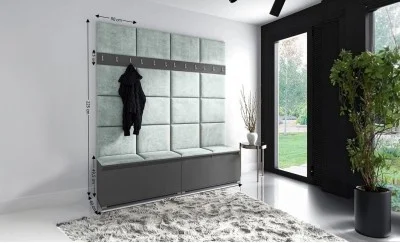 Cuier Hol Max 4, Grafit/Verde - Trinity 21