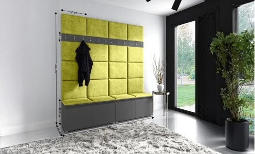 Cuier Hol Max 4, Grafit/Verde - Trinity 12