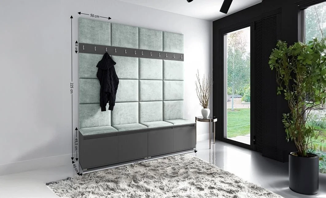 Cuier Hol Max 4, Grafit/Verde - Trinity 21 1