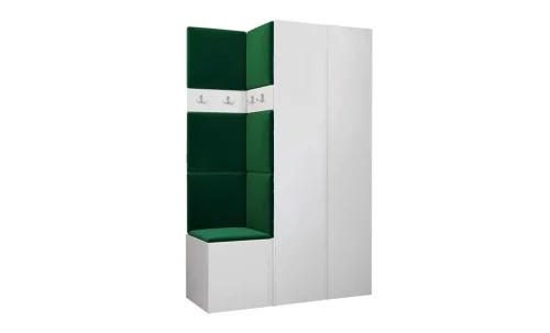 Cuier Hol Luca 4, Alb/Verde - Manila 35