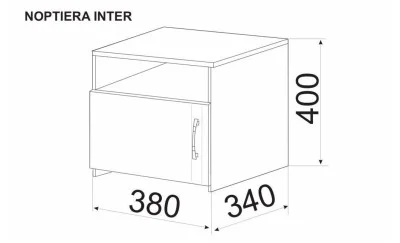 Noptieră Inter Alb Samoa 