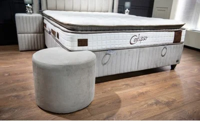 Taburet tapitat Calipso Beige