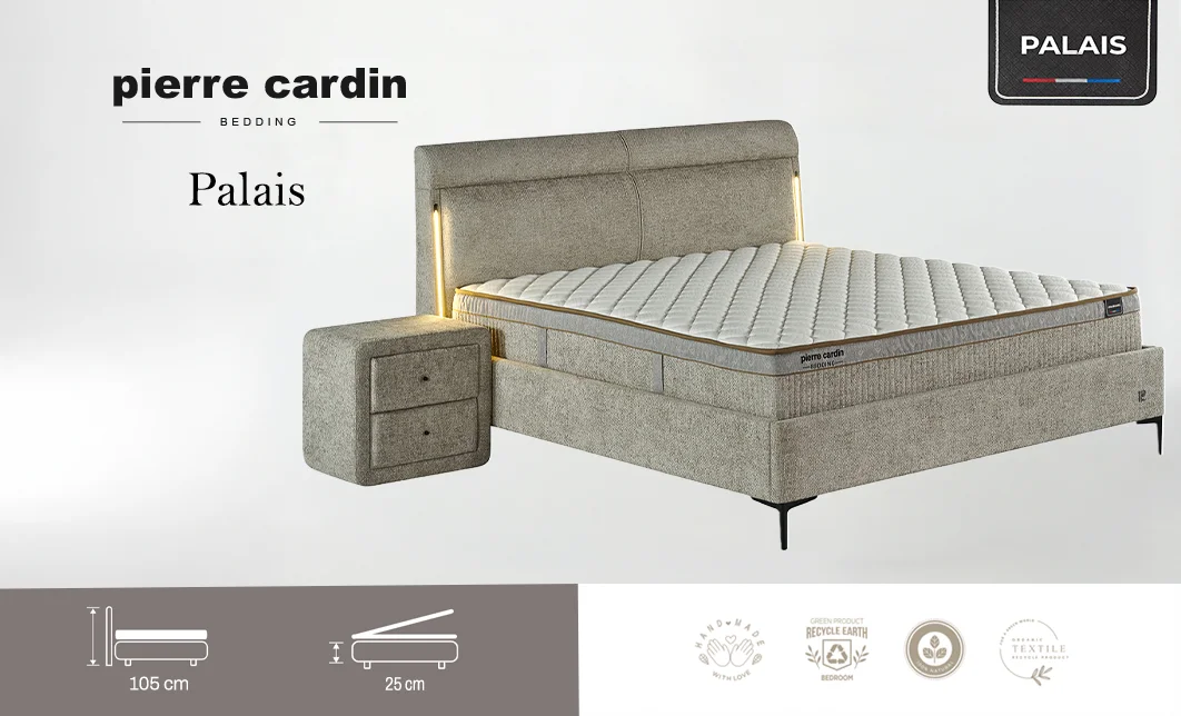  Pierre Cardin - Pat Tapițat Palais 160x200 9