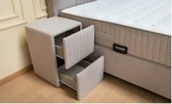 Noptiera Split Gri Deschis