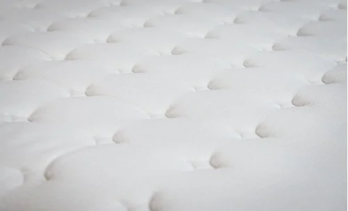 Set Pat Tapitat cu Saltea si Somiera Split Gri Deschis, 160x200