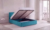Set Pat Fresh cu Saltea Aloe Vera și Somieră Rabatabilă, 160x200, Turcoaz  2