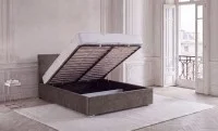 Set Pat Fresh cu Saltea Aloe Vera și Somieră Rabatabilă, 160x200, Gri Închis  2