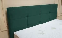Pat Tapitat Fresh, Verde Smarald/Somieră rabatabilă 160x200 6